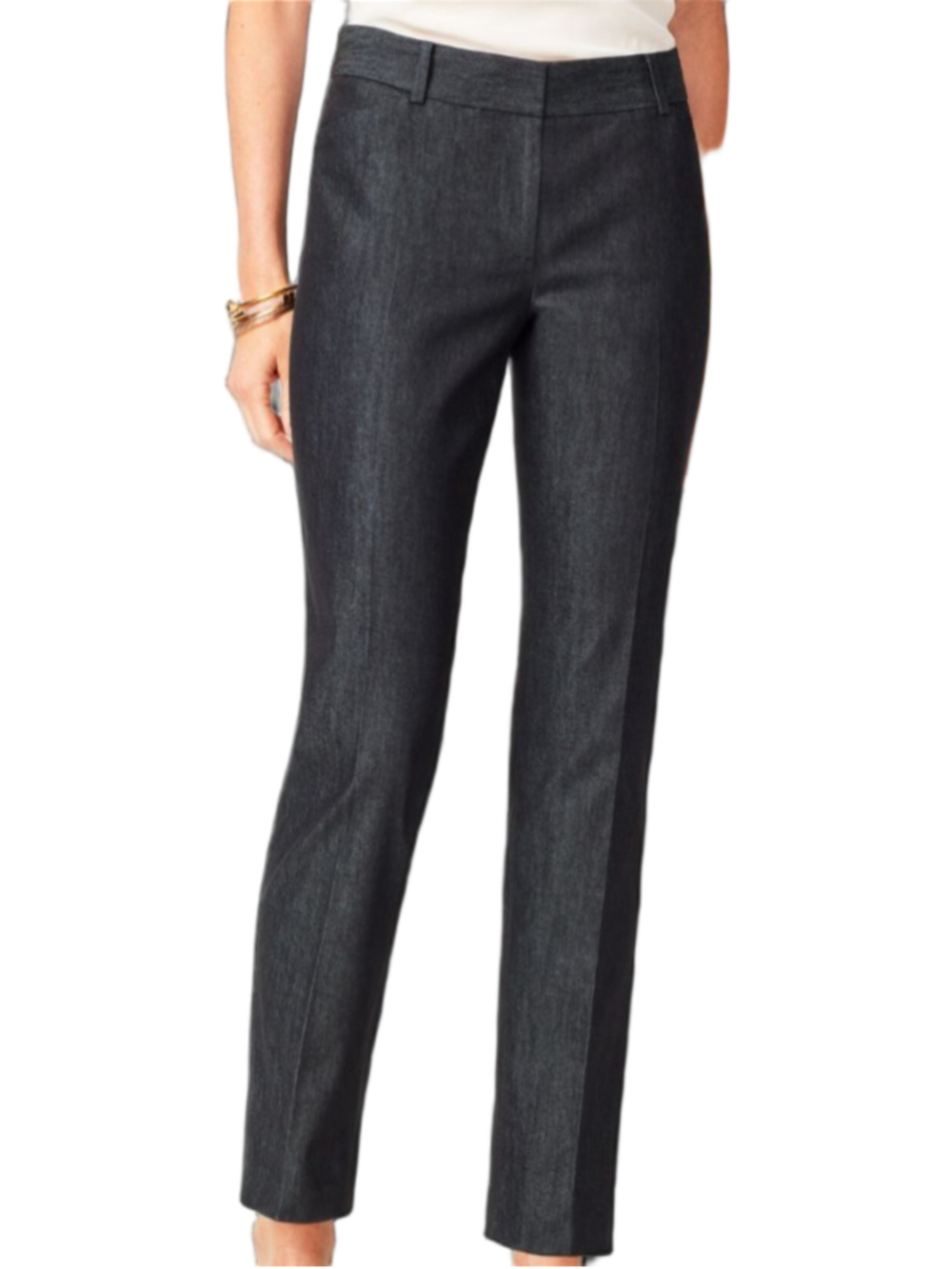 Women's Talbots Dark Gray Hampshire Ankle Pants Size 8